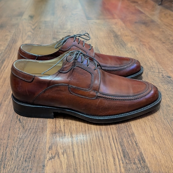 Johnston & Murphy Signature Classic Brown Leather Men\'s Dress Shoes 9M main image 6